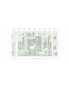 Papier peint enfant Monochrome Forest - Green - Kikki belle