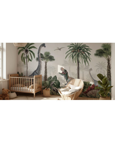 Papier peint enfant Dino Jive - Kikki Belle