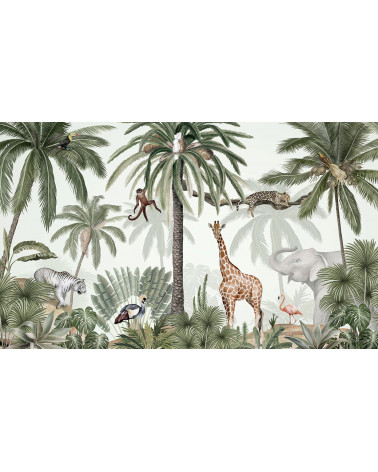 Papier peint enfant Tropical Jive - kikki belle