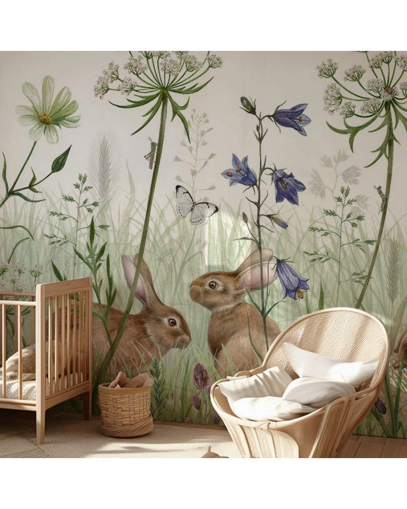 Papier peint enfant In the Undergrowth - kikki belle