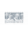 Papier peint enfant Monochrome Dino - Blue