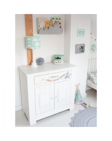 Lamps & Company lampe à poser nuage menthe