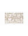 Papier peint enfant Monochrome Jungle - Brown