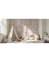 Papier peint enfant Monochrome Jungle - Pink