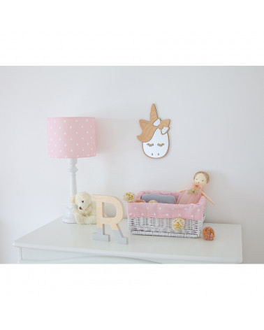 Lamps & Company lampe à poser à pois rose