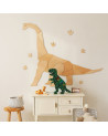 Décoration Murale en Bois - Diplodocus