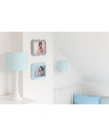 Lamps & Company lampe à poser à pois menthe