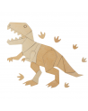 Décoration Murale en Bois - T-Rex Tyrannosaure