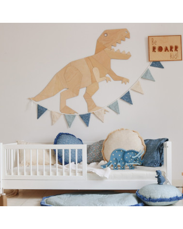 Décoration Murale en Bois - T-Rex Tyrannosaure