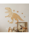 Décoration Murale en Bois - T-Rex Tyrannosaure