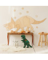 Décoration Murale en Bois - Tricératops