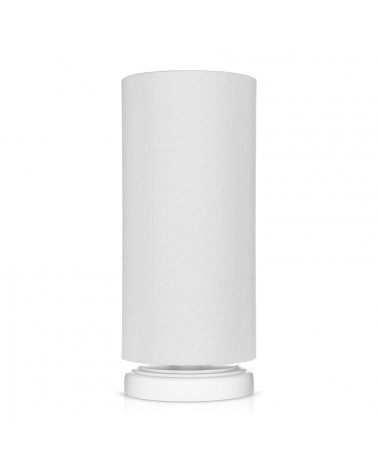 Lampe de chevet gris clair forme tube