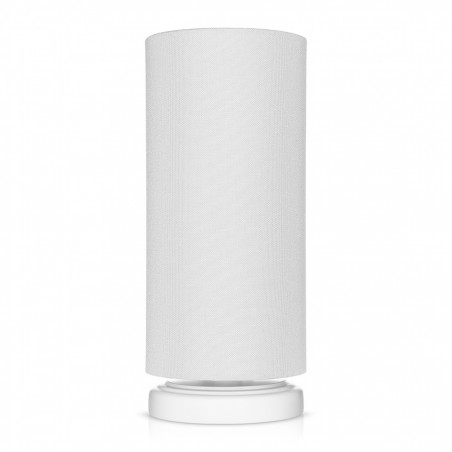 Lampe de chevet gris clair forme tube