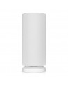 Lampe de chevet gris clair forme tube