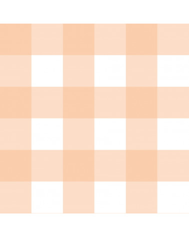 Papier peint enfant à carreaux - pêche