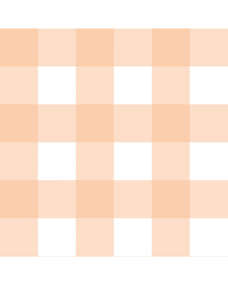 Papier peint enfant à carreaux - pêche