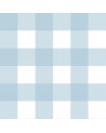 Papier peint enfant à carreaux - bleu clair