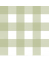 Papier peint enfant à carreaux - vert