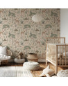 Papier peint enfant Fantastic Forest - beige