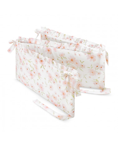 Tour de lit motif fleurs