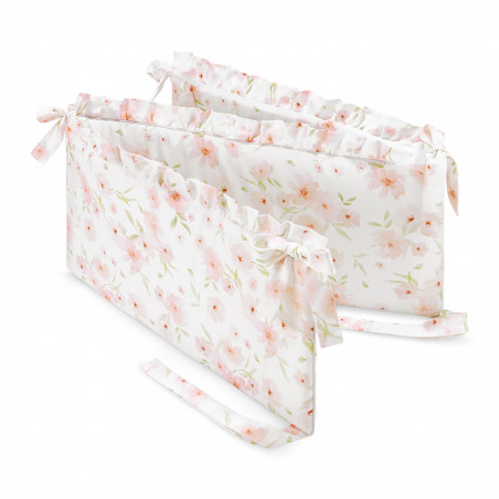 Tour de lit motif fleurs