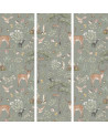 Papier peint enfant Fantastic Forest - green
