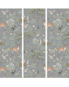 Papier peint enfant Fantastic Forest - blue