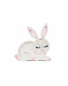 Lampe veilleuse en bois lapin