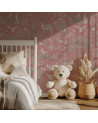 Papier peint enfant Fantastic Forest - vintage pink
