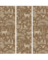 Papier peint enfant Fantastic Forest - vintage brown