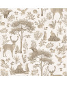 Papier peint enfant Fantastic Forest - vintage white