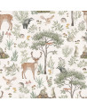Papier peint enfant Fantastic Forest - white