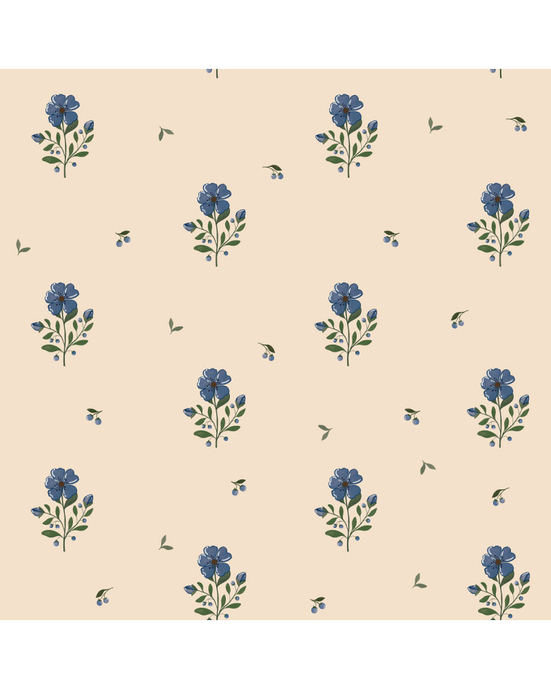 Papier peint enfant dreamy vintage flower