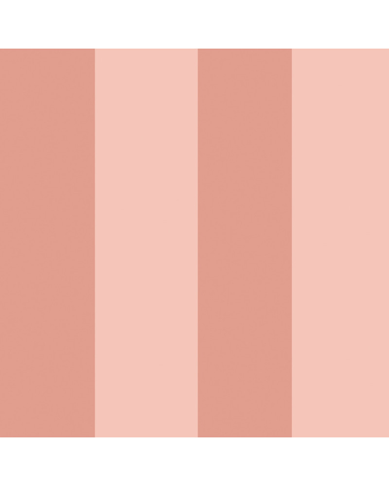 Echantillon Papier peint enfant à rayures - deux nuances de rose