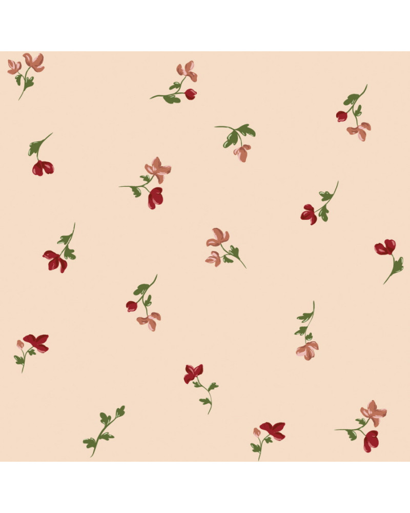 Echantillon papier peint enfant fleurs de Paris