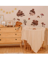 Stickers enfant hérissons - happy hedgehog