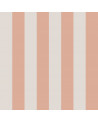 Echantillon Papier peint enfant à rayures Portofino rose