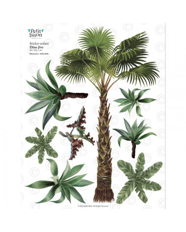 Sticker enfant dinosaures - Dino jive