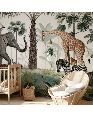 Papier peint enfant Animal Kingdom
