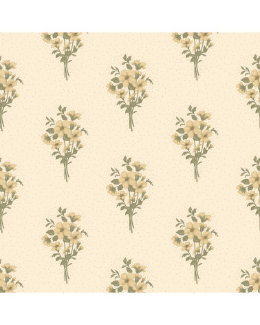 Echantillon papier peint enfant Fleur de jacob