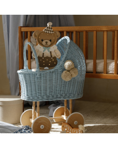 Lampe veilleuse en bois ours Theodore - chocolat brown  Little Lights