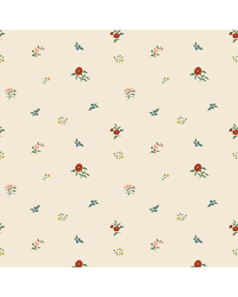 Papier peint enfant - mini vintage flower