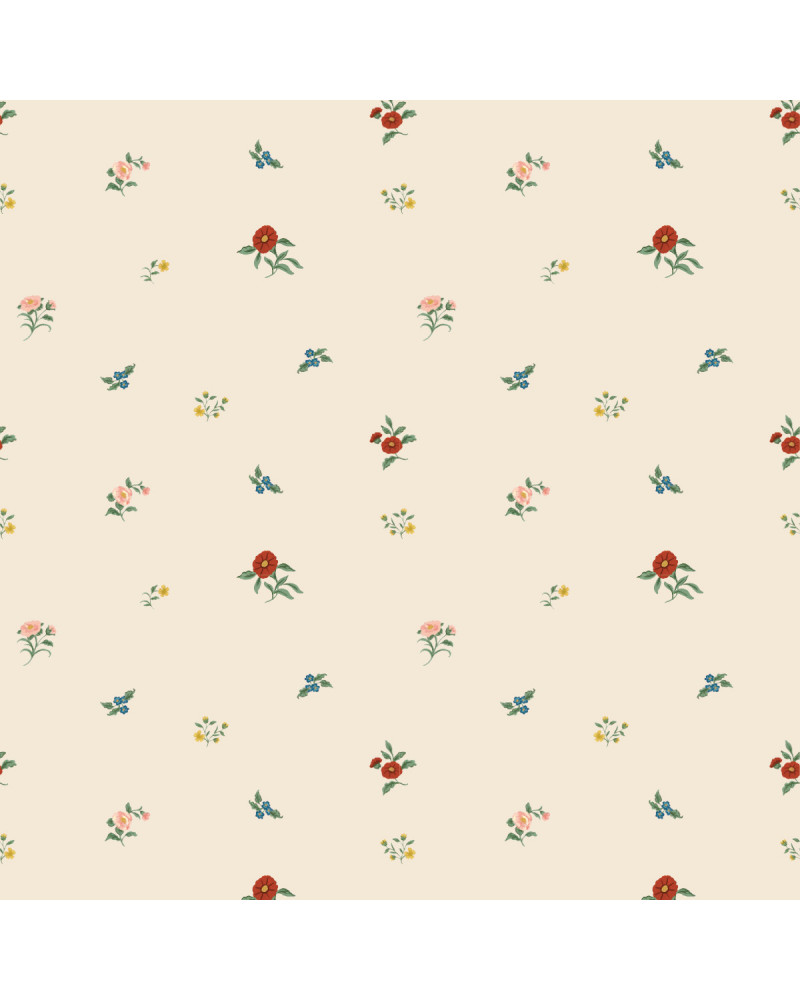 Echantillon papier peint Mini Vintage Flower