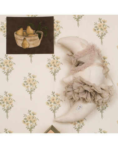 Papier peint enfant - Fleur de jacob