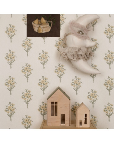 Papier peint enfant - Fleur de jacob