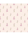 Papier peint enfant - Brise Florale - rose