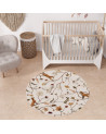 Tapis enfant rond en vinyl Playful Forest