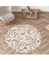 Tapis enfant rond en vinyl Summer Roses