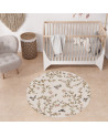 Tapis enfant rond en vinyl Summer Roses