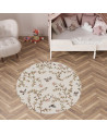 Tapis enfant rond en vinyl Summer Roses